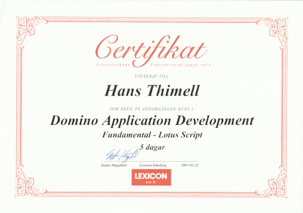 Lotus Domino Application Development